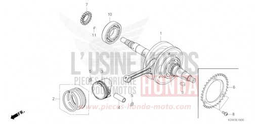 VILEBREQUIN/PISTON ST125AP de 2023